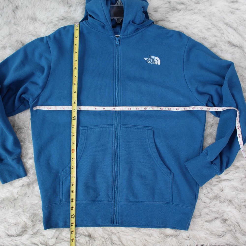 The North Face Men's Blue Sweatshirt Hoodie Zip Up - Picture 2 of 8